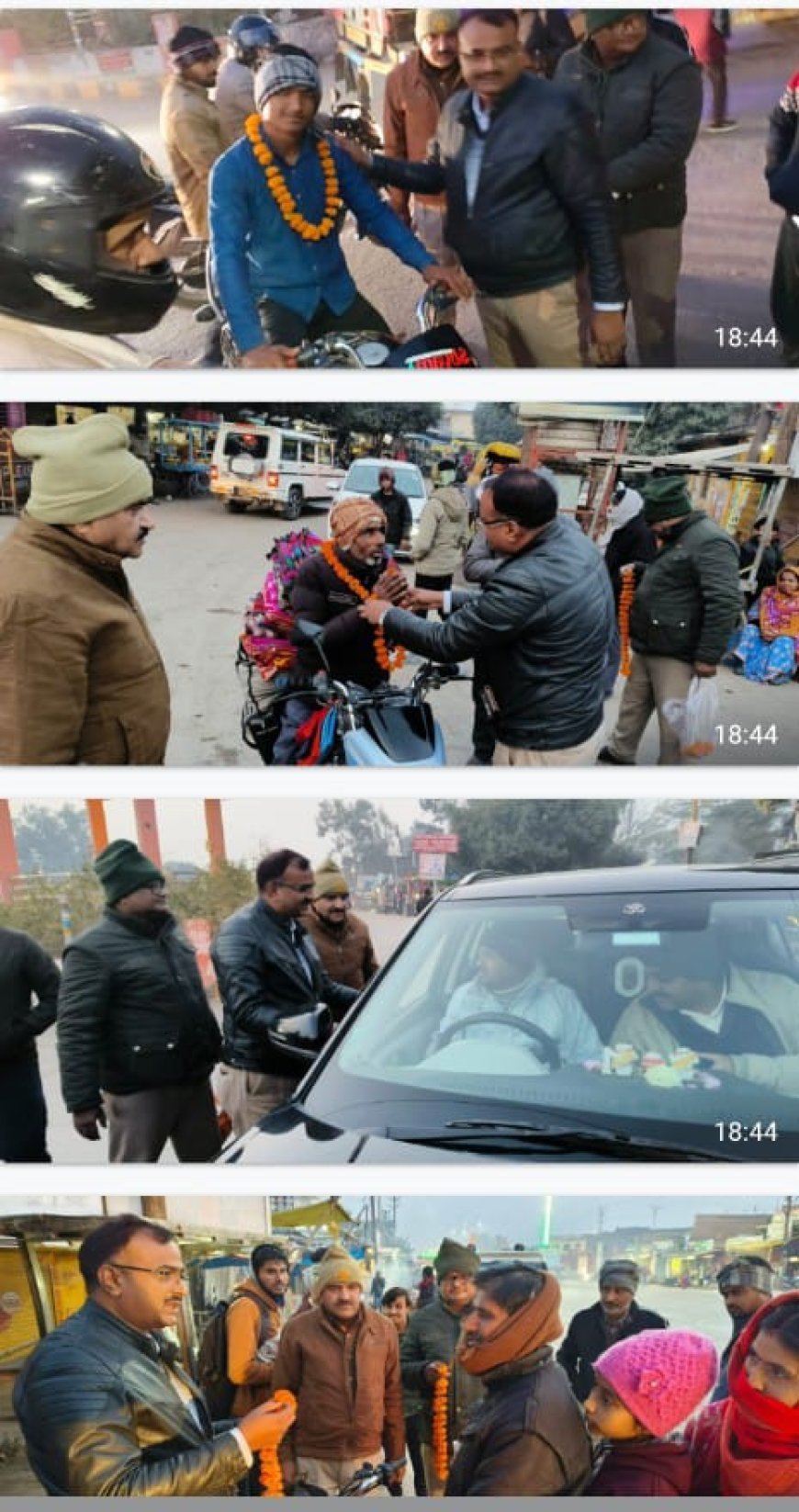 संभागीय परिवहन अधिकारी ने किया जागरूक बिना हेलमेट और शील बेल्ट की गाड़ी ना चलाएं  : राजेश कुमार