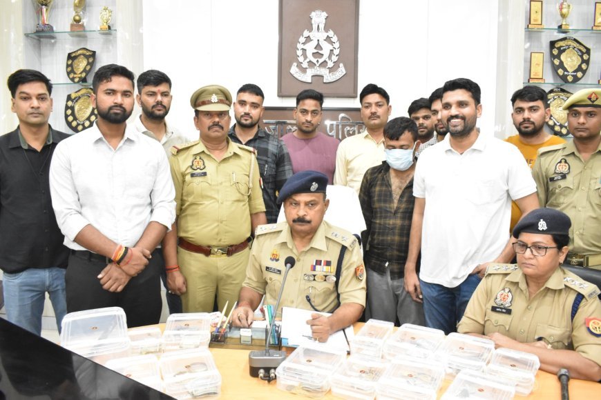 पुलिस ने  चोरी हुए 17 लाख के माल के साथ एक अभियुक्त किया गिरफ्तार